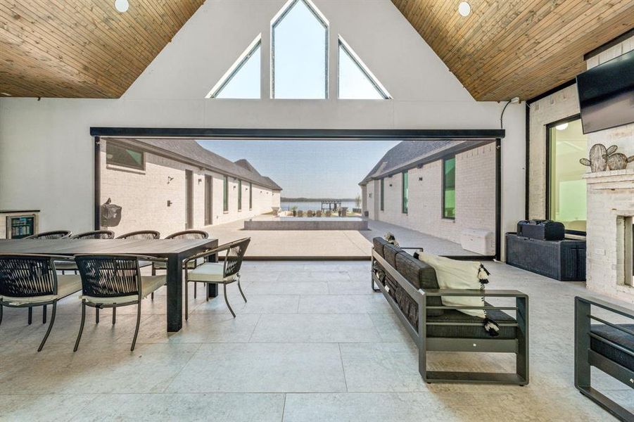 Furnished interior view inside a new home in , Pelican Bay (Image 8).