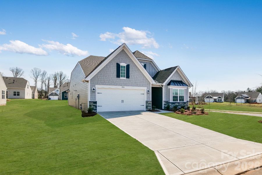 Front exterior of a new home in Roselyn, Lancaster, SC, highlighting curb appeal (Image 18). Front exterior of a new home in Roselyn, Lancaster, SC, highlighting curb appeal (Image 18).