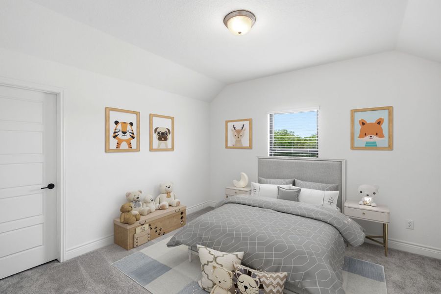 Representative furnished interior of a home built from the Sanford by Pulte Homes in Davis Ranch, San Antonio (Image 9).