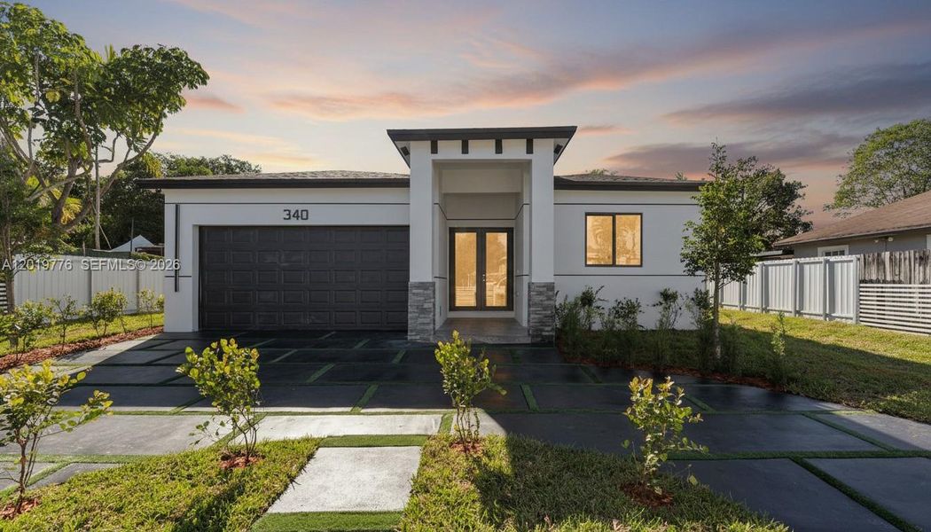 Front exterior of a new home in , Fort Lauderdale, FL, highlighting curb appeal (Image 27).