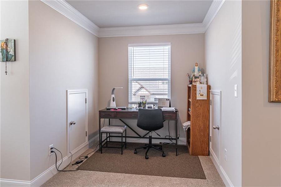 Furnished interior view inside a new home in Enclave at Brookside Crossing, Auburn (Image 40).