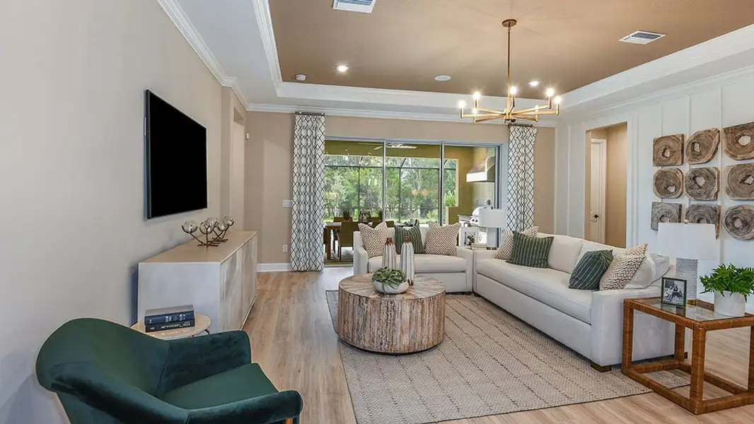 Furnished interior view inside a new home in Timber Ridge, Plant City (Image 4).