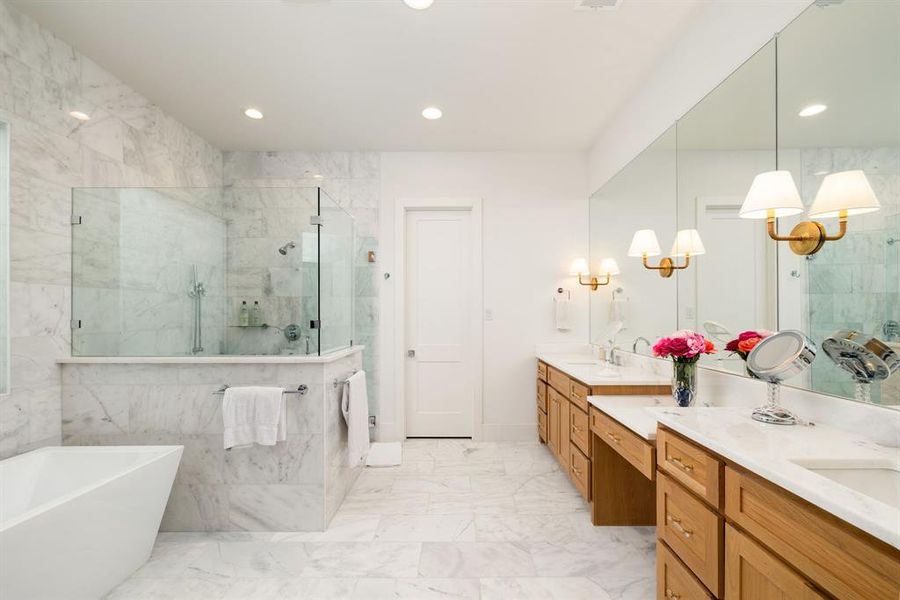 Furnished interior view inside a new home in , Dallas (Image 15).