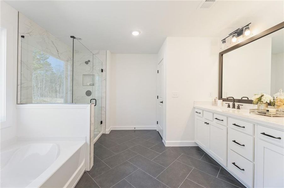 Furnished interior view inside a new home in Autumn Brook, Canton (Image 17).
