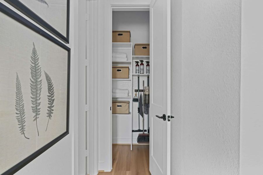 Representative furnished interior of a home built from the Lauren by Chesmar Homes in Wood Leaf Reserve, Tomball (Image 4).