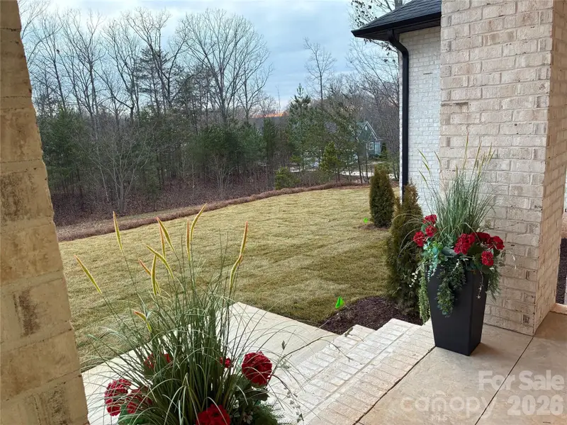 Exterior details and patio area of a home in , Lincolnton (Image 26).
