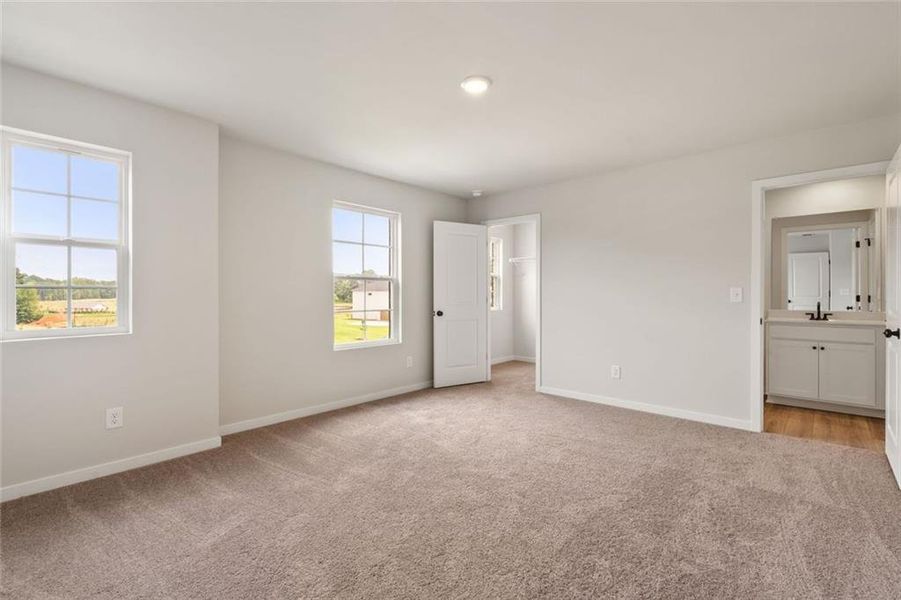 Spacious, unfurnished interior of a new home in Windsong Estates, McDonough (Image 27). Spacious, unfurnished interior of a new home in Windsong Estates, McDonough (Image 27).