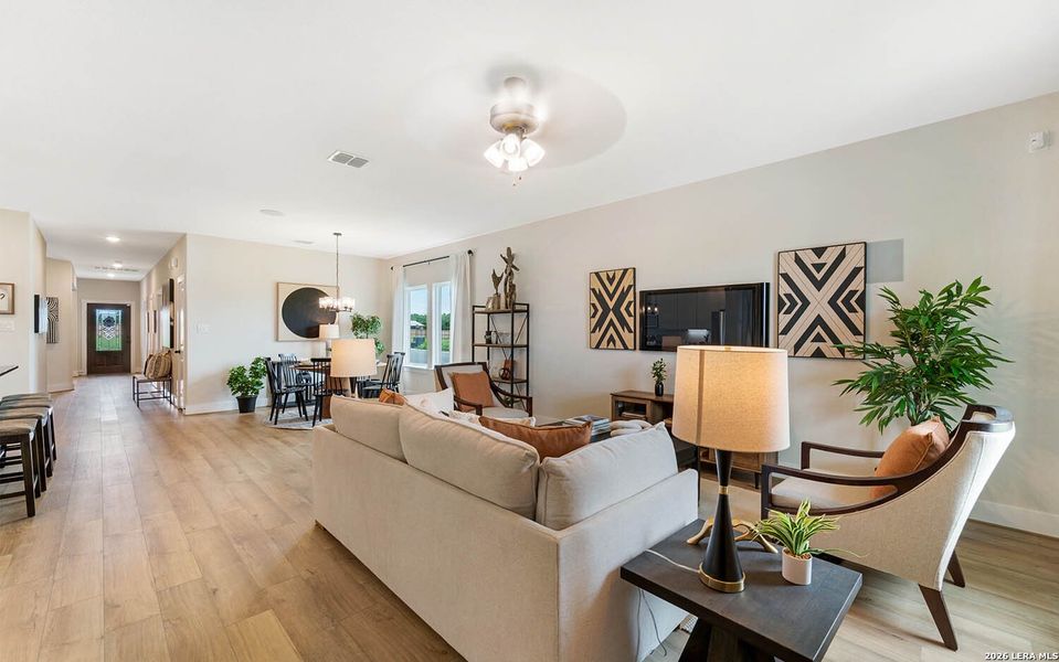 Furnished interior view inside a new home in Mesa Vista, Von Ormy (Image 19).