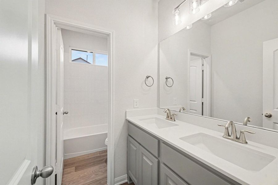 Furnished interior view inside a new home in Rose Hill Estates, Willis (Image 10).
