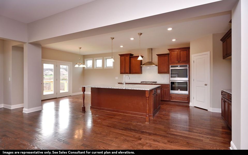 Representative furnished interior of a home built from the Danbury IV by CastleRock Communities in Belvoir, Fairview (Image 7).
