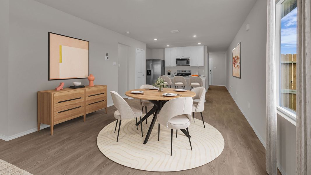Furnished interior view inside a new home in Sunset Oaks, Maxwell (Image 7).