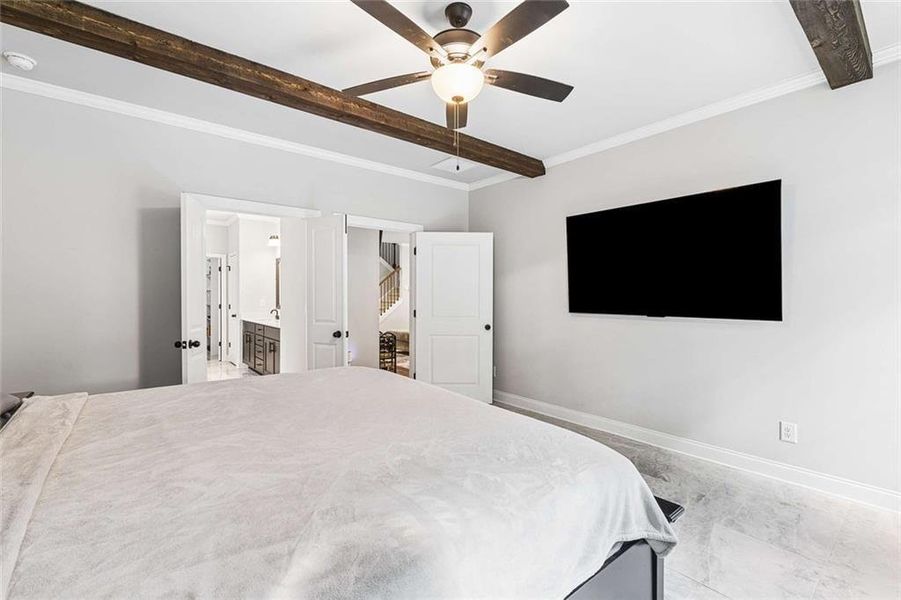 Furnished interior view inside a new home in , Covington (Image 10).