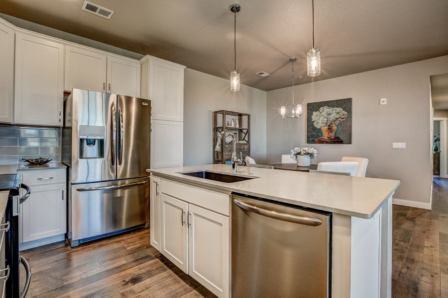 Representative furnished interior of a home built from the The Cascade by Landmark Homes in The Lakes at Centerra, Loveland (Image 13). Representative furnished interior of a home built from the The Cascade by Landmark Homes in The Lakes at Centerra, Loveland (Image 13).