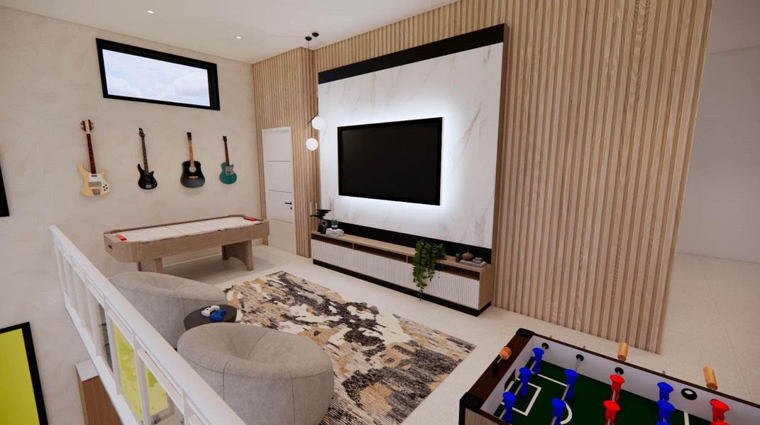 Furnished interior view inside a new home in , Dania Beach (Image 4).