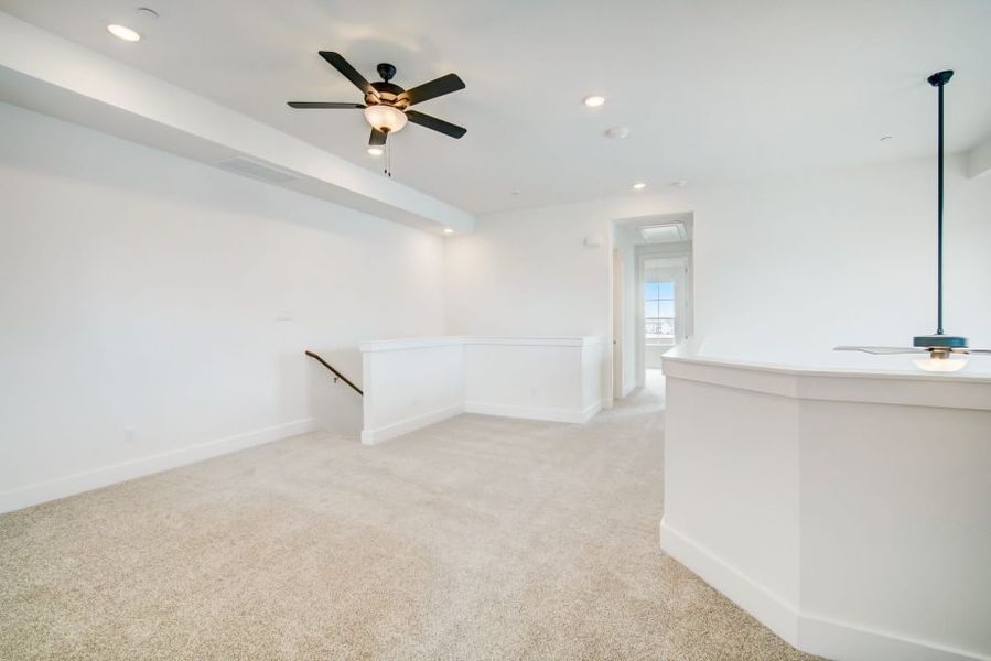 Spacious, unfurnished interior of a new home in Center 45, Round Rock (Image 24).