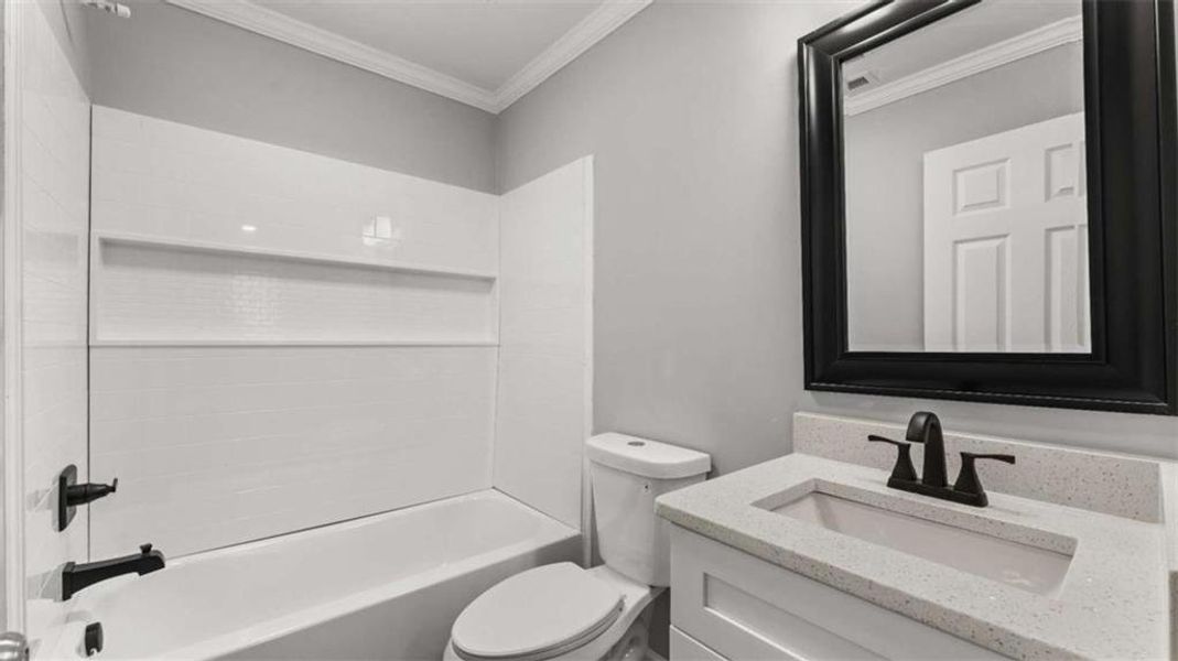Furnished interior view inside a new home in , Cedartown (Image 6).