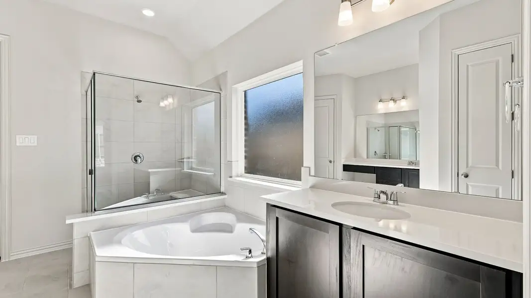 Furnished interior view inside a new home in Anna Ranch, Anna (Image 35). Furnished interior view inside a new home in Anna Ranch, Anna (Image 35).