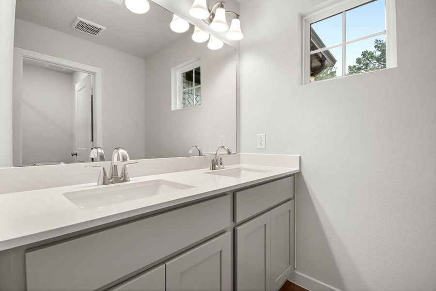 Furnished interior view inside a new home in The Woodlands Hills, Willis (Image 8).