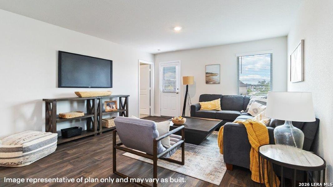 Furnished interior view inside a new home in Hickory Ridge, Elmendorf (Image 3).
