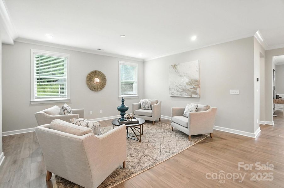 Furnished interior view inside a new home in Sonata at Mint Hill, Mint Hill (Image 26). Furnished interior view inside a new home in Sonata at Mint Hill, Mint Hill (Image 26).