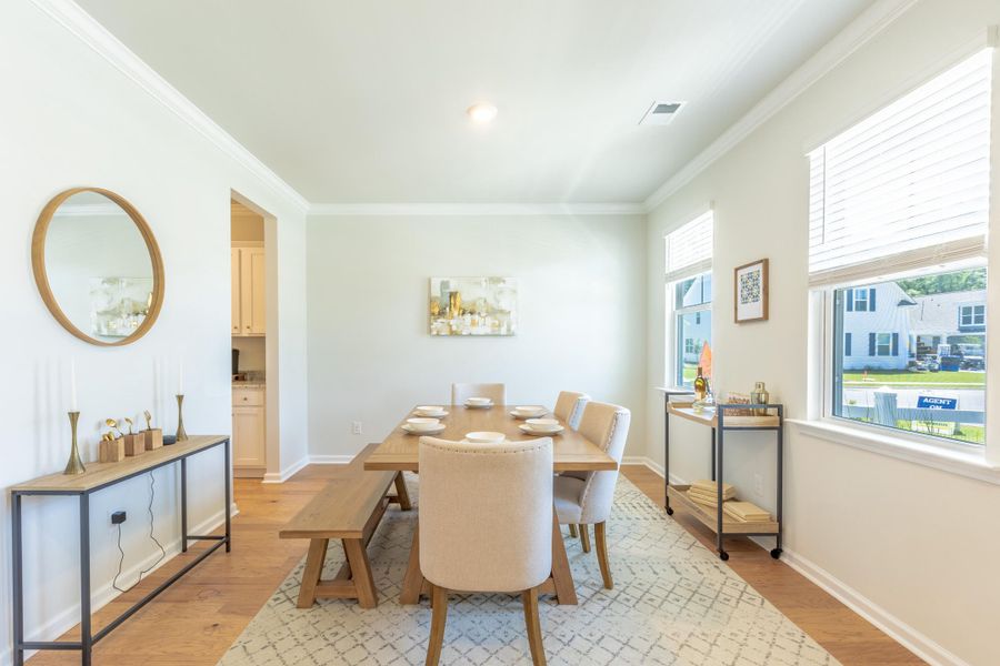 Furnished interior view inside a new home in Mallard Crossing, Summerville (Image 13).