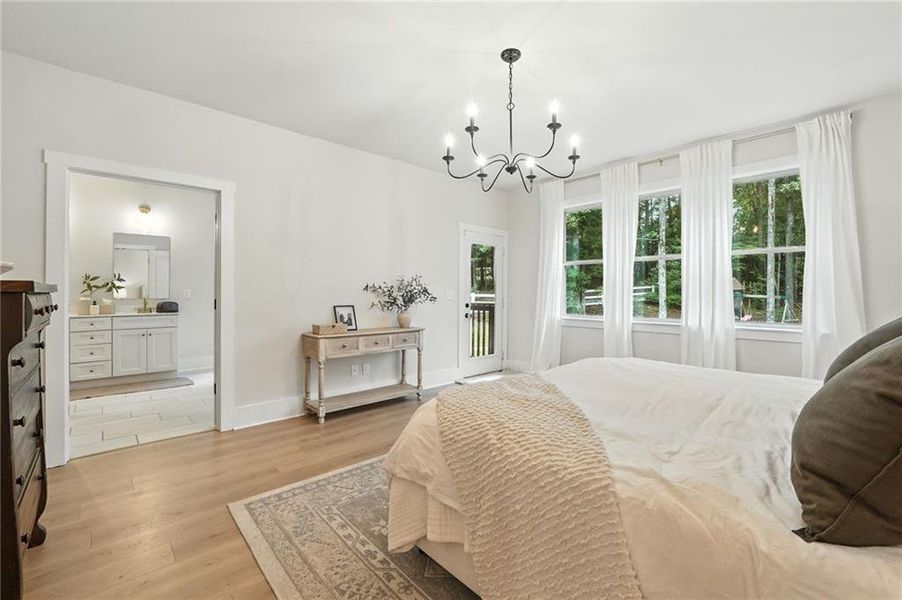 Furnished interior view inside a new home in , Acworth (Image 35).