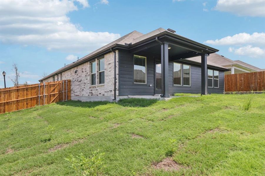 Front exterior of a new home in Simpson Crossing - Signature Series, McKinney, TX, highlighting curb appeal (Image 20).