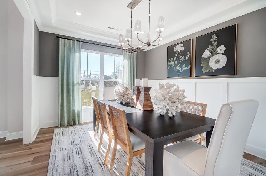 Representative furnished interior of a home built from the Lexington II by Caruso Homes in Rolling Meadows, Mooresville (Image 40).
