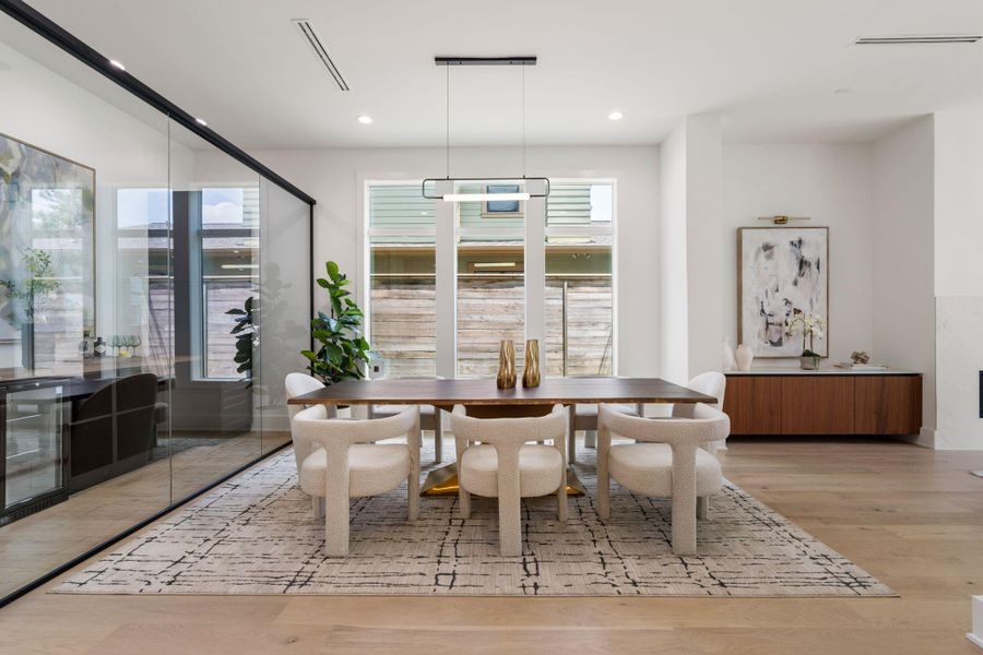 Furnished interior view inside a new home in , Houston (Image 6).