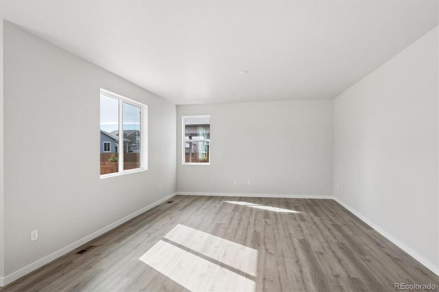 Spacious, unfurnished interior of a new home in Farmlore, Brighton (Image 15). Spacious, unfurnished interior of a new home in Farmlore, Brighton (Image 15).