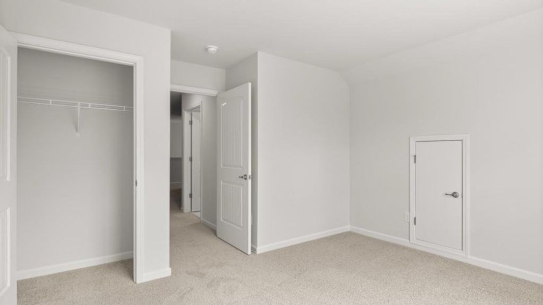 Spacious, unfurnished interior of a new home in Hamptons at Riverwood North, Dallas (Image 32).