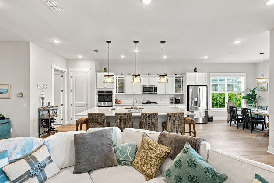 Furnished interior view inside a new home in , Summerville (Image 8). Furnished interior view inside a new home in , Summerville (Image 8).