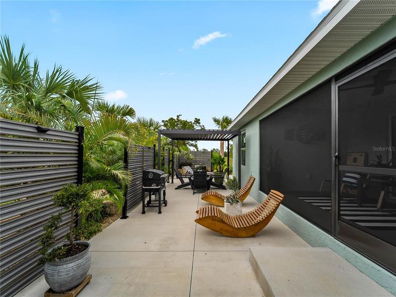 Exterior details and patio area of a home in , Placida (Image 33).