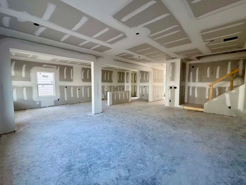 Family Room Construction Progress Family Room Construction Progress