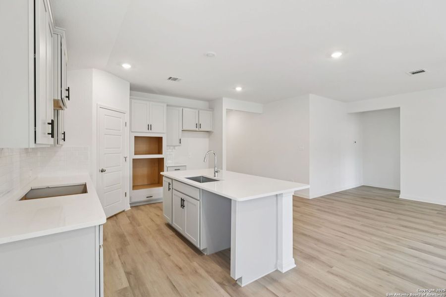 Furnished interior view inside a new home in , San Antonio (Image 13). Furnished interior view inside a new home in , San Antonio (Image 13).