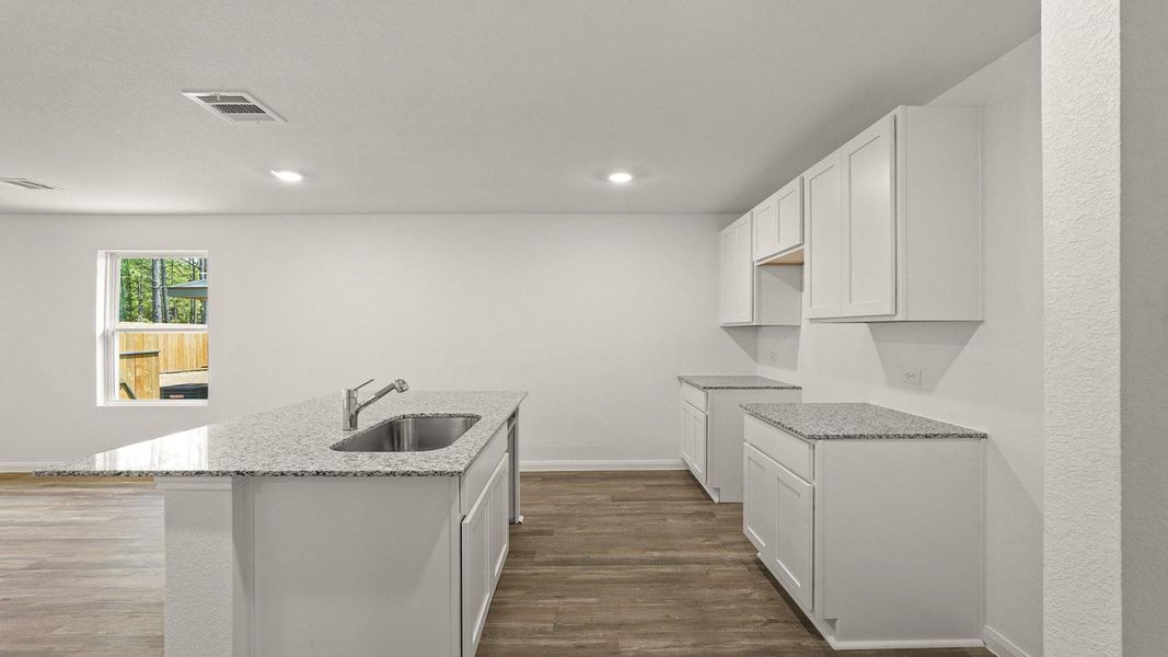 Furnished interior view inside a new home in McCrorey Trails, Conroe (Image 3). Furnished interior view inside a new home in McCrorey Trails, Conroe (Image 3).