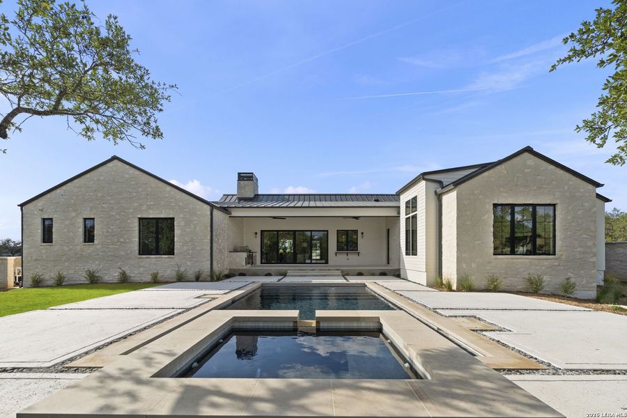 Front exterior of a new home in , Boerne, TX, highlighting curb appeal (Image 25). Front exterior of a new home in , Boerne, TX, highlighting curb appeal (Image 25).