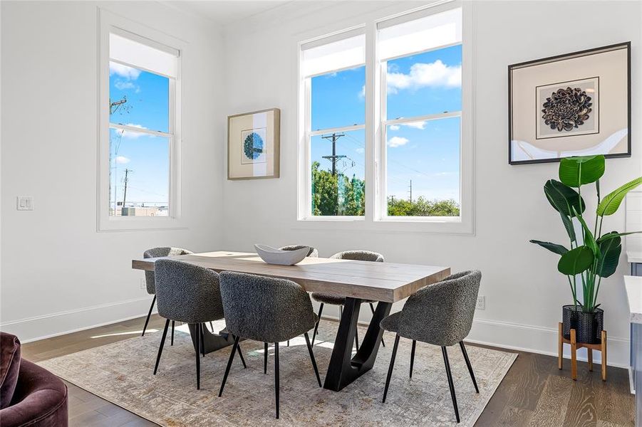 Furnished interior view inside a new home in , Fort Worth (Image 27). Furnished interior view inside a new home in , Fort Worth (Image 27).