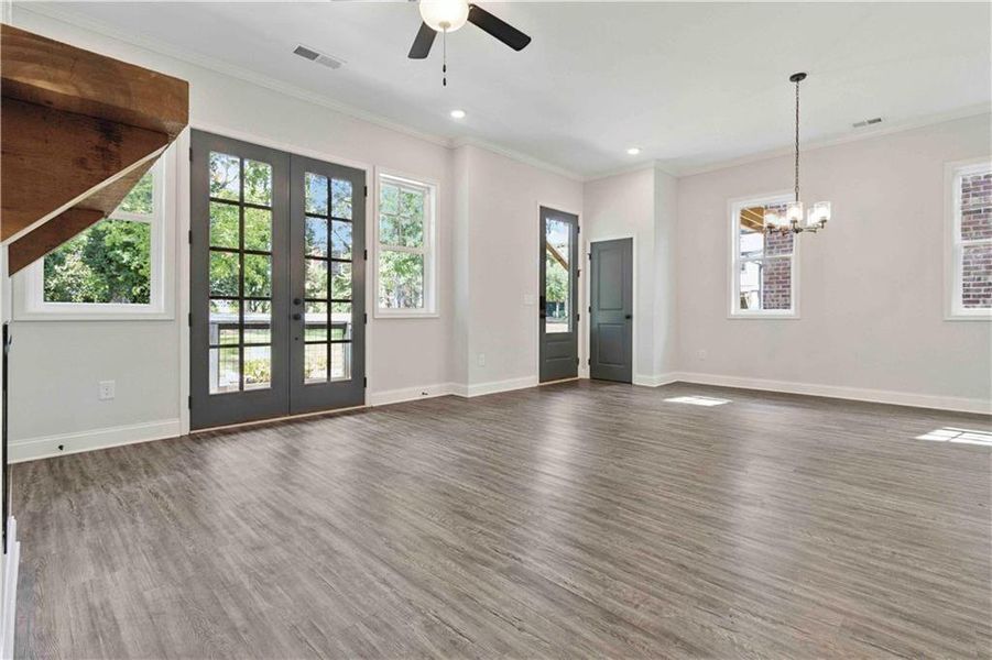 Spacious, unfurnished interior of a new home in Serenity, Hapeville (Image 12).