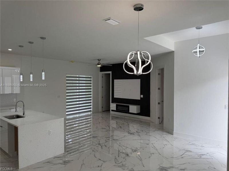 Furnished interior view inside a new home in , Lehigh Acres (Image 10).