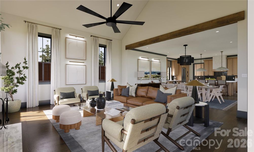 Furnished interior view inside a new home in , Arden (Image 7). Furnished interior view inside a new home in , Arden (Image 7).