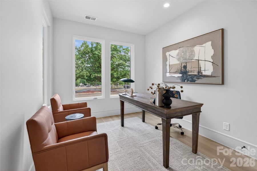 Furnished interior view inside a new home in , Charlotte (Image 34).