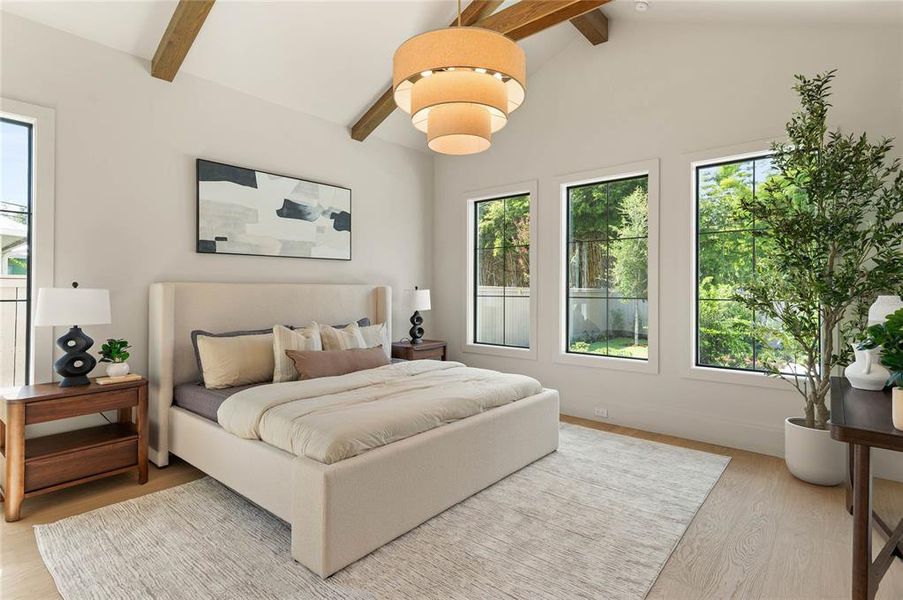 Furnished interior view inside a new home in , Orlando (Image 16).