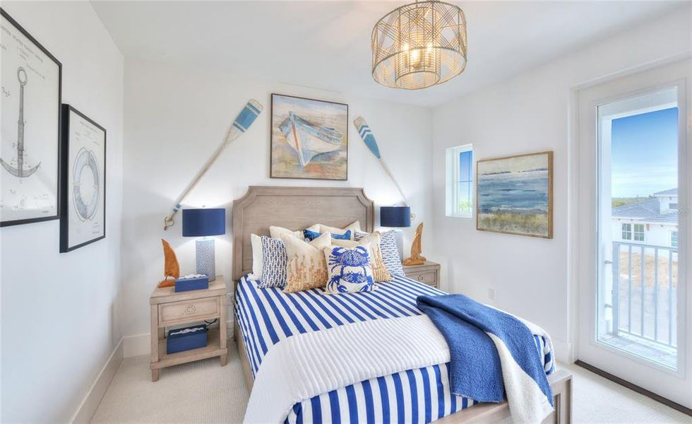 Furnished interior view inside a new home in Veranda Bay, Flagler Beach (Image 40).