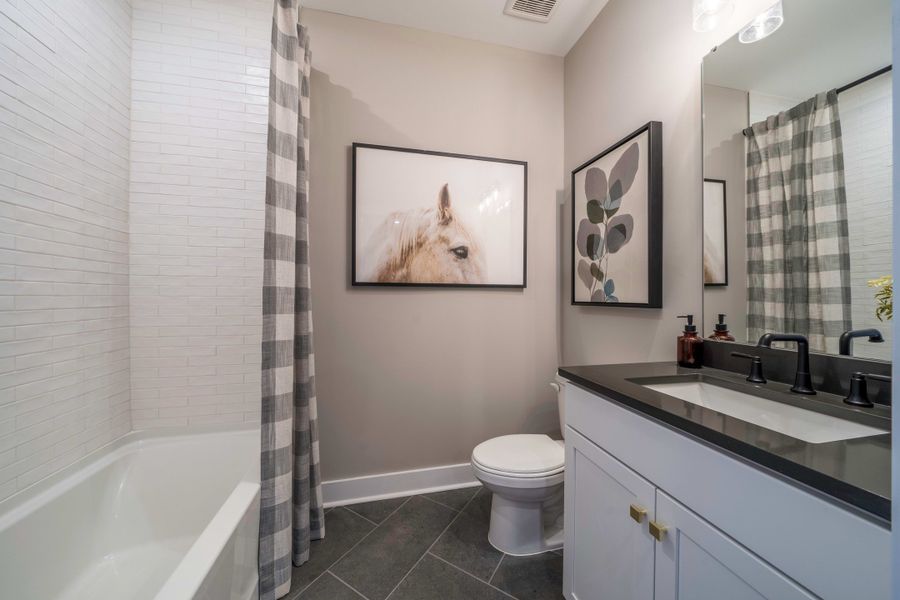 Furnished interior view inside a new home in Context at Oakhurst, Charlotte (Image 12).