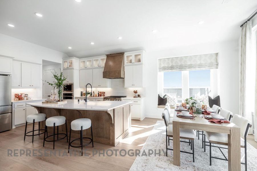 Furnished interior view inside a new home in Riceland: 65ft. lots, Mont Belvieu (Image 17).