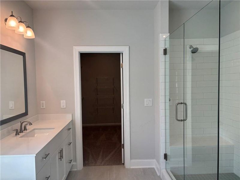 Furnished interior view inside a new home in Brackley Single Family, Cumming (Image 17).