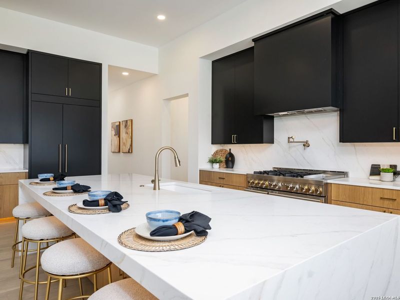 Furnished interior view inside a new home in , Boerne (Image 16).