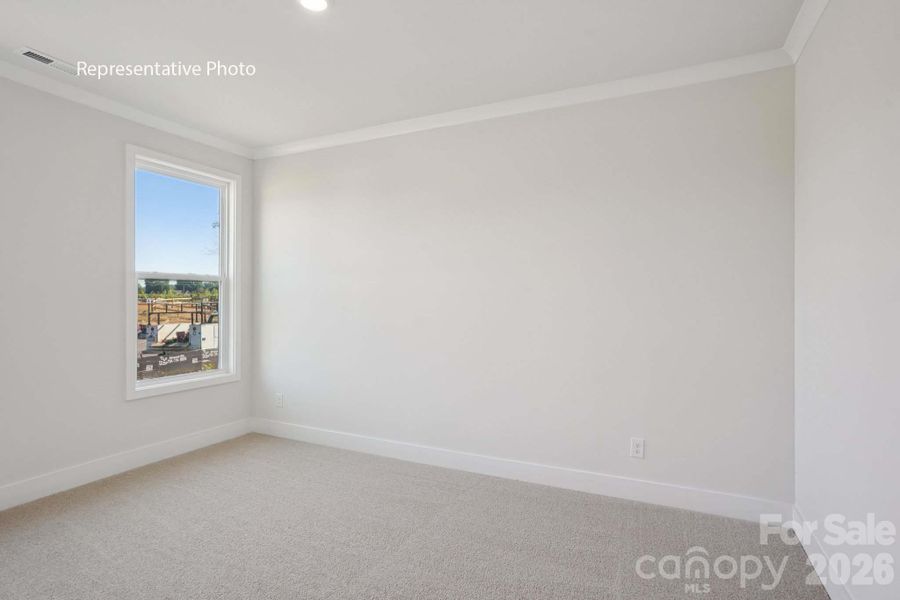 Spacious, unfurnished interior of a new home in Sanctuary at Southgate, Indian Trail (Image 32).