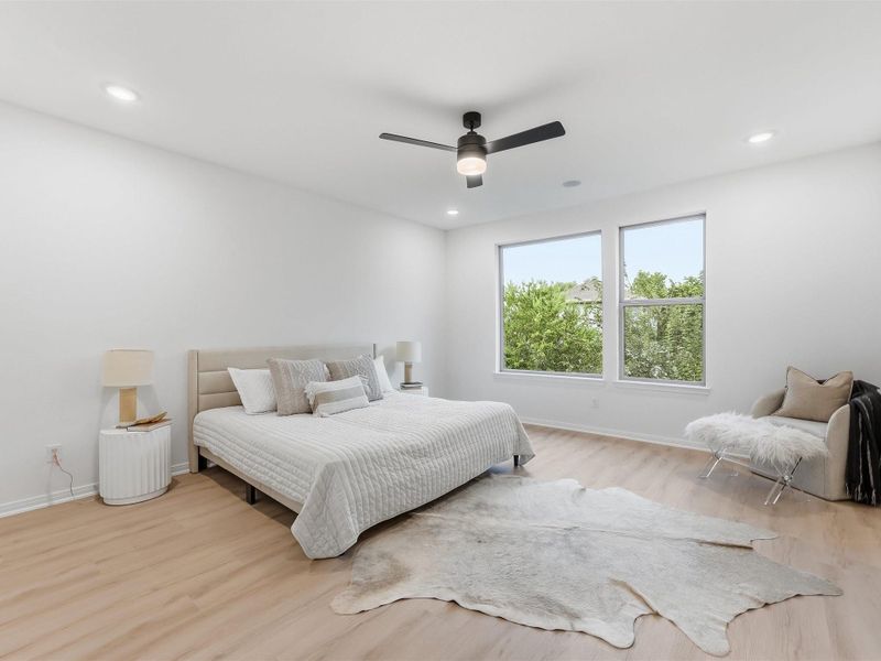 Furnished interior view inside a new home in , Houston (Image 15).